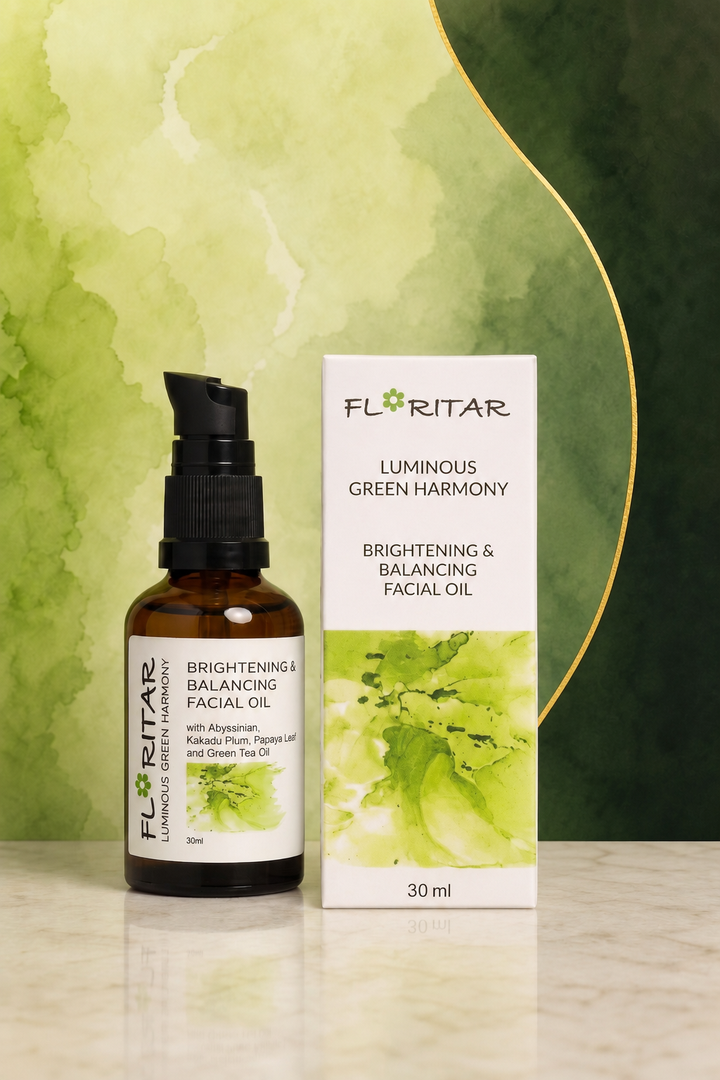 LUMINOUS GREEN HARMONY - facial oil